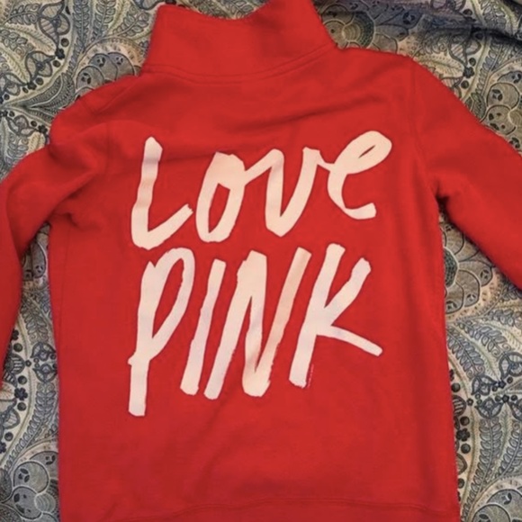 PINK quarter zip - Picture 2 of 2